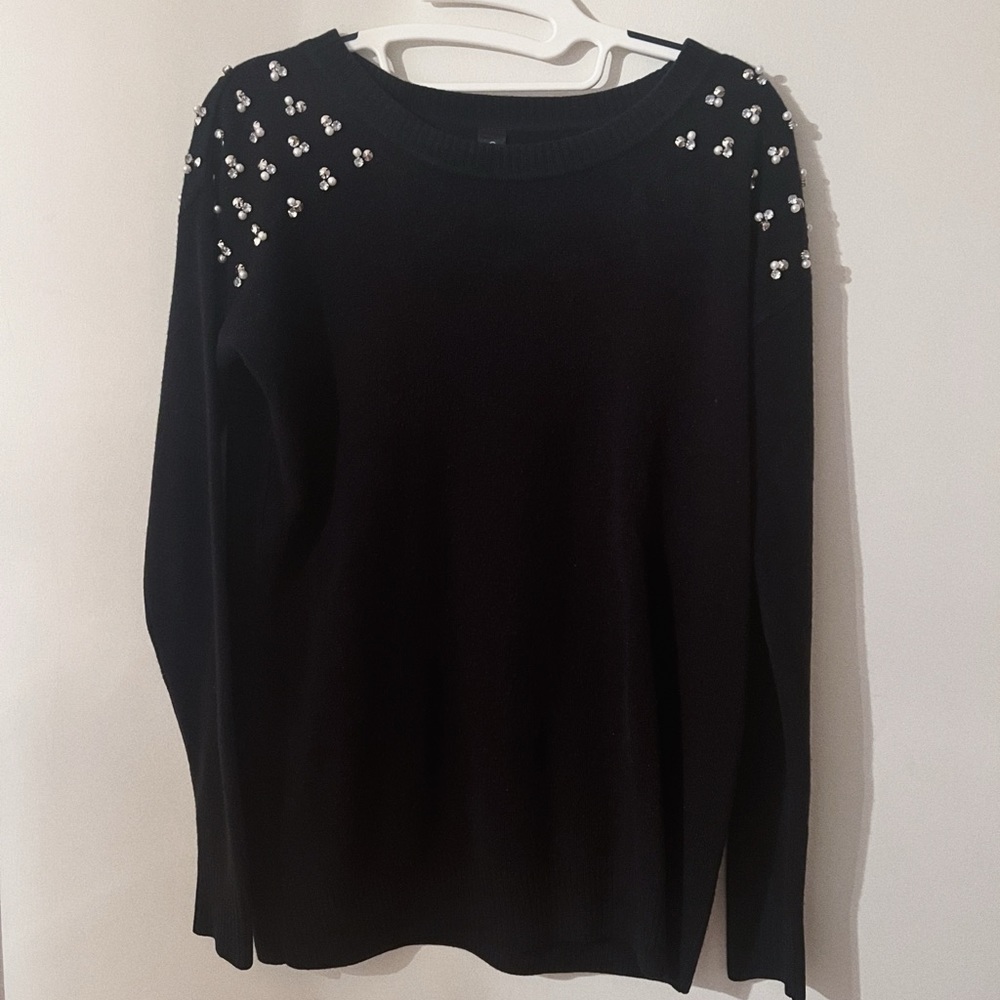 Elegant beaded sweater